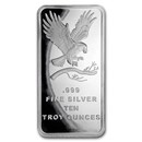 10 oz Silver Bar - SilverTowne Eagle