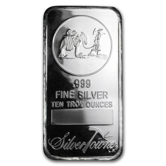 10 oz Silver Bar - SilverTowne Ten Commandments