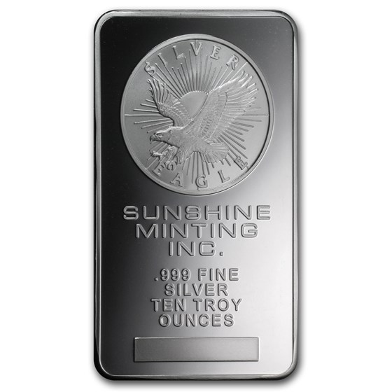 10 oz Silver Bar - Sunshine (Original) 10 oz Silver Bar - Sunshine (Original)