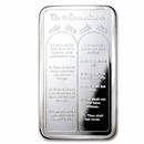 10 oz Silver Bar - Ten Commandments