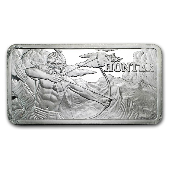 10 oz Silver Bar - The Hunter 10 oz Silver Bar - The Hunter