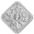 10 oz Silver Bar - The Royal Mint Queen's Beast Completer Bar