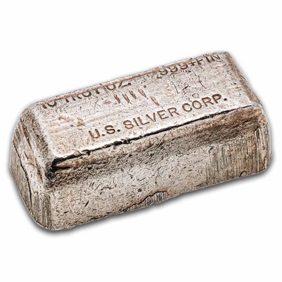 10 oz Silver Bar - U.S. Silver Corporation