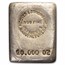 10 oz Silver Bar - Vintage Hoover & Strong (OZ Stamp)