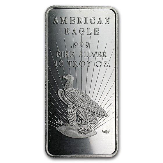10 oz Silver Bar - World Wide Mint (Eagle) 10 oz Silver Bar - World Wide Mint (Eagle)