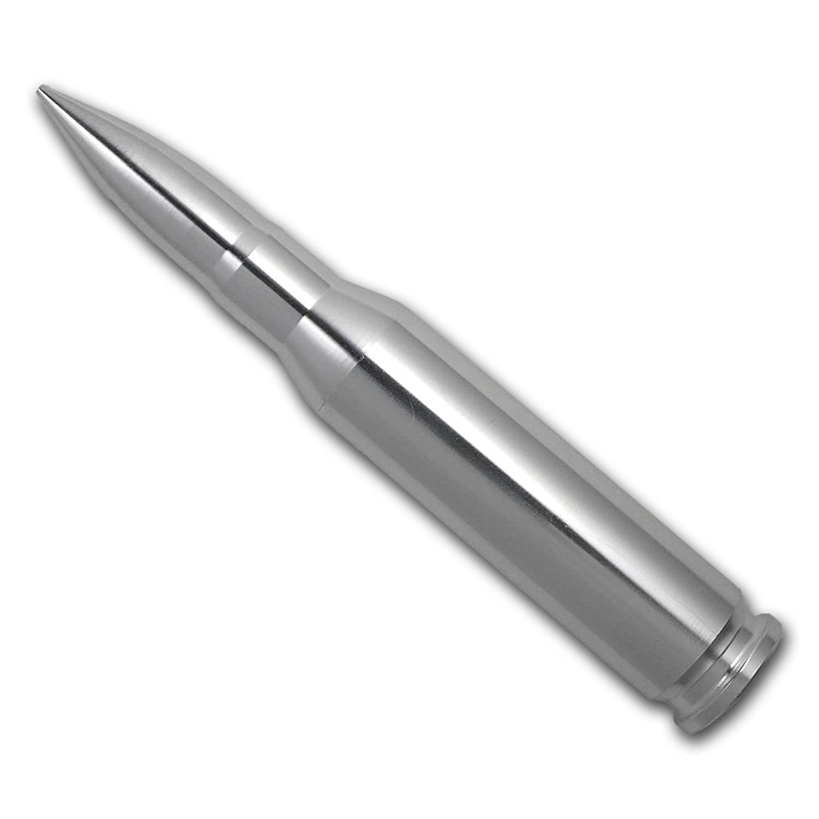 Buy 10 oz Silver Bullet - .50 Caliber BMG