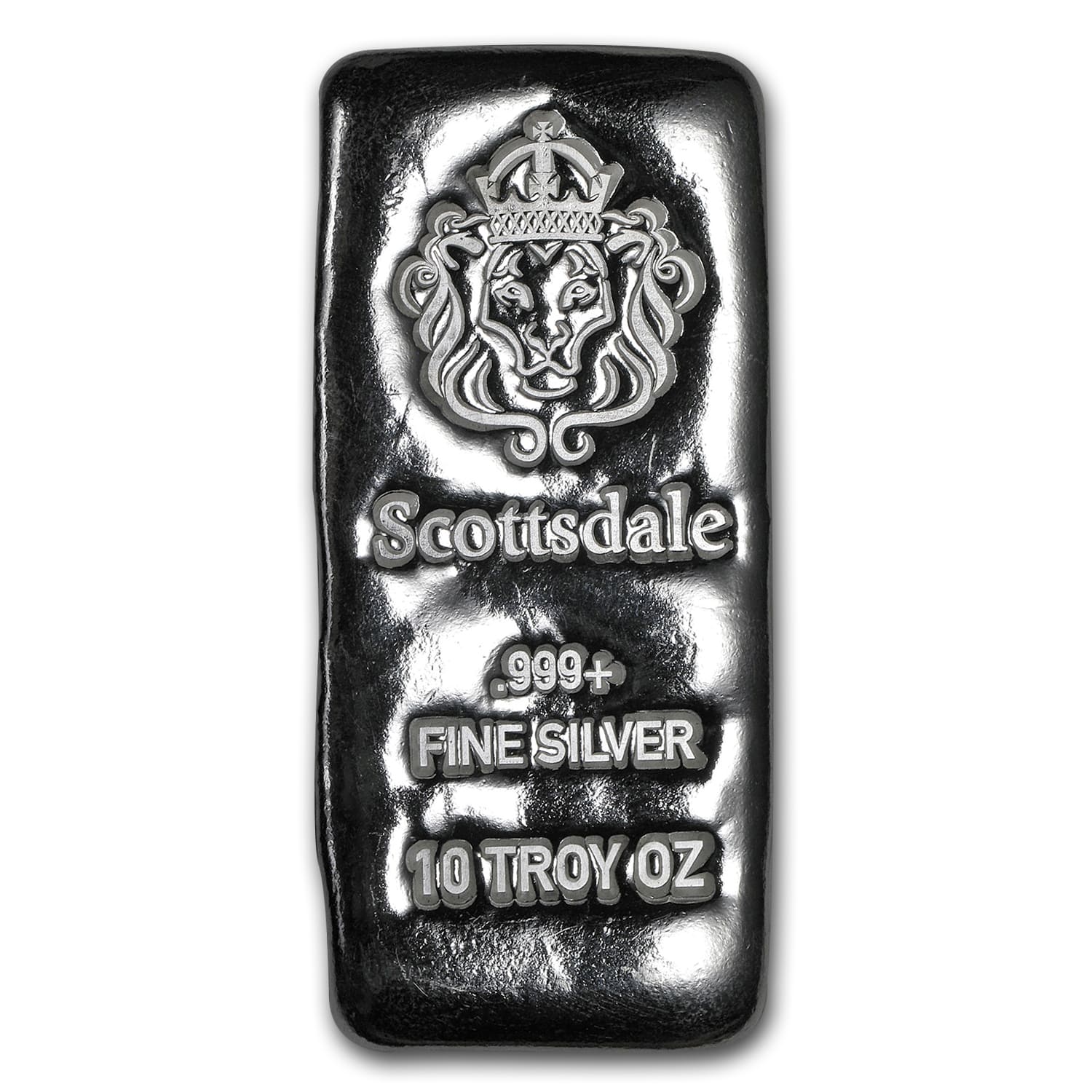 100 Gram .999 Fine Silver Cast Silver Bar Scottsdale Mint 
