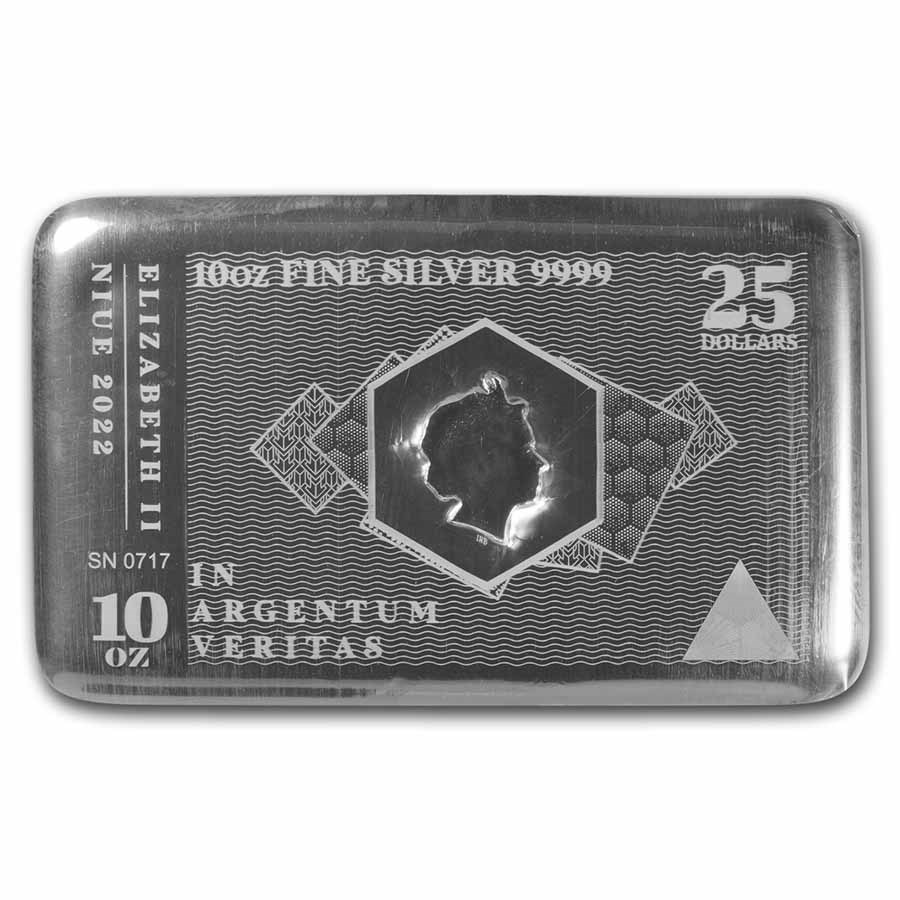 10 oz Silver Coin Bar - 2022 Tokelau Silver Note (Pressburg)
