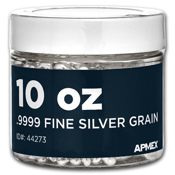 10 oz Silver Grain/Shot .9999+ Fine 10 oz Silver Grain/Shot .9999+ Fine