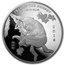 10 oz Silver Round - APMEX (2016 Year of the Monkey)