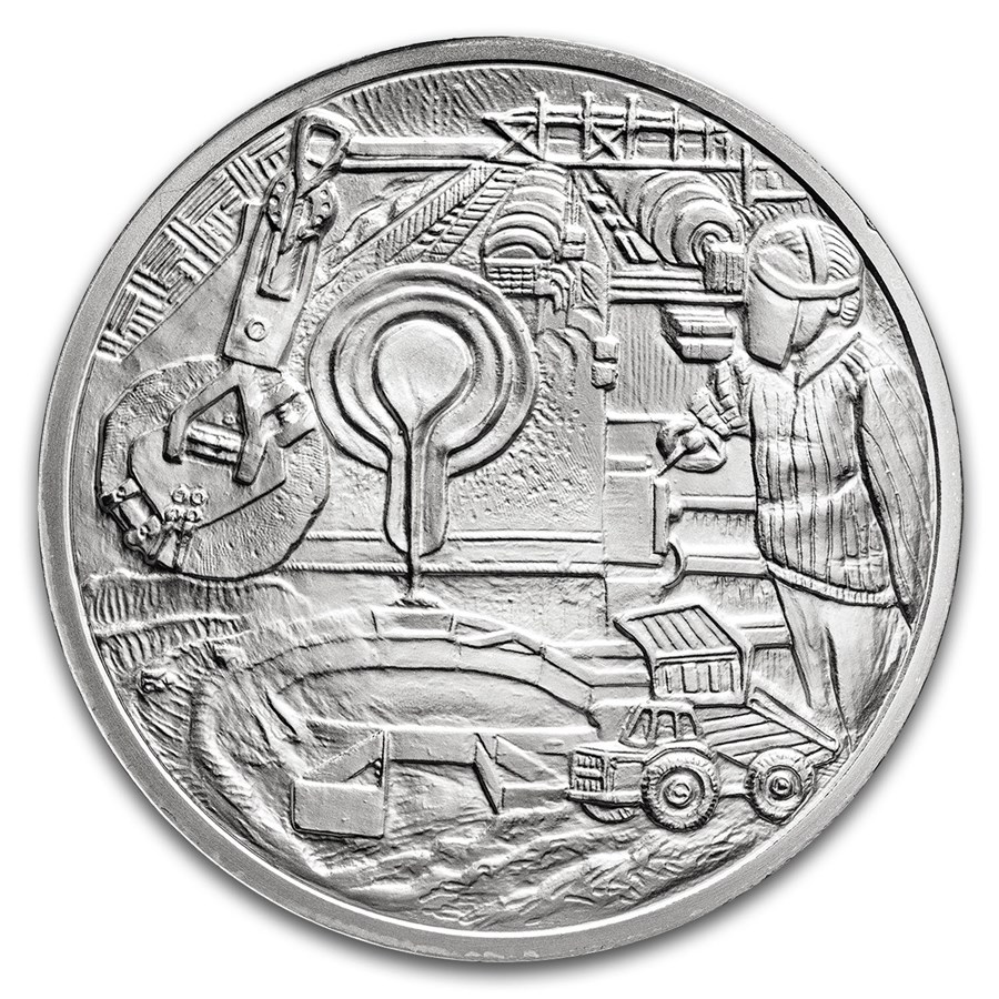 10 oz Silver Round - Cortez Gold Mines (Perfect Attendance)
