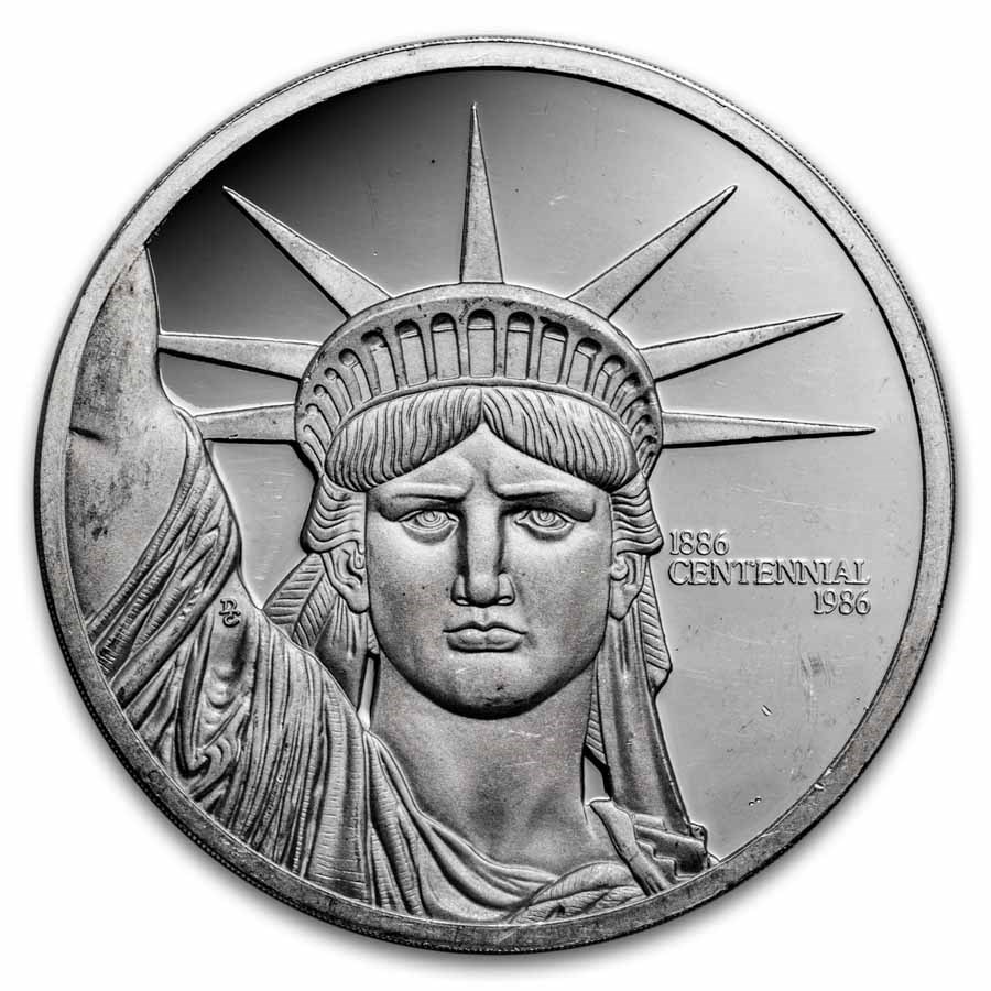 10 oz Silver Round - MTB Statue of Liberty