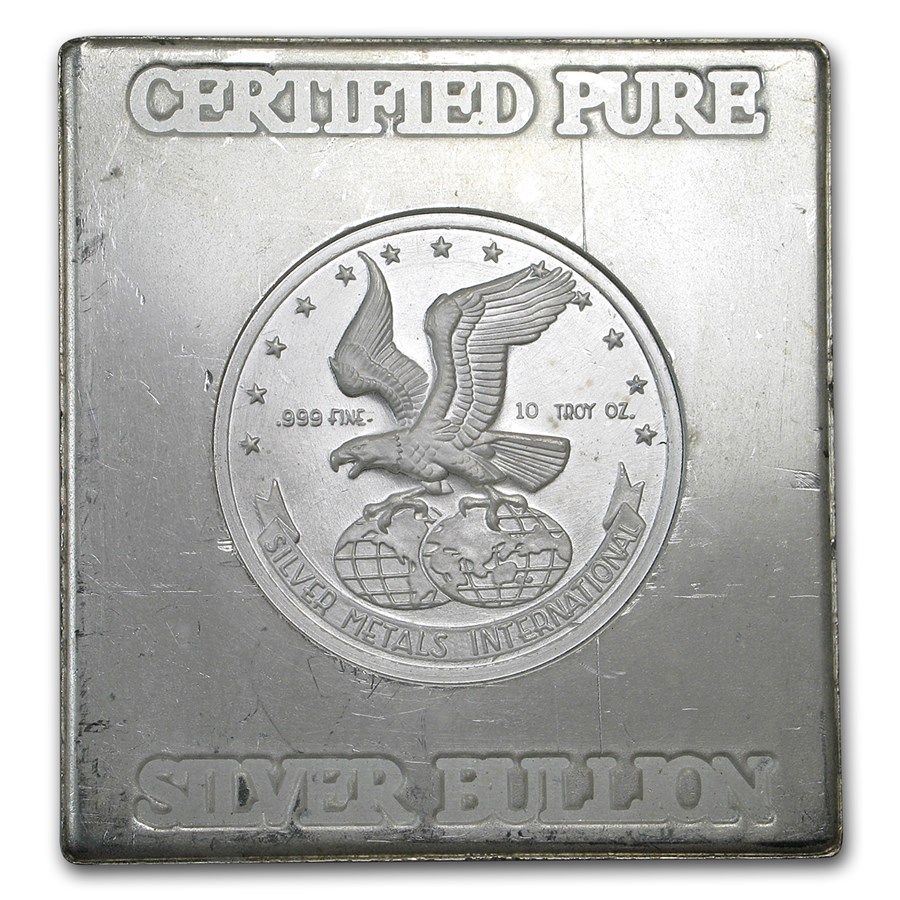 10 oz Silver Square - Silver Metals International