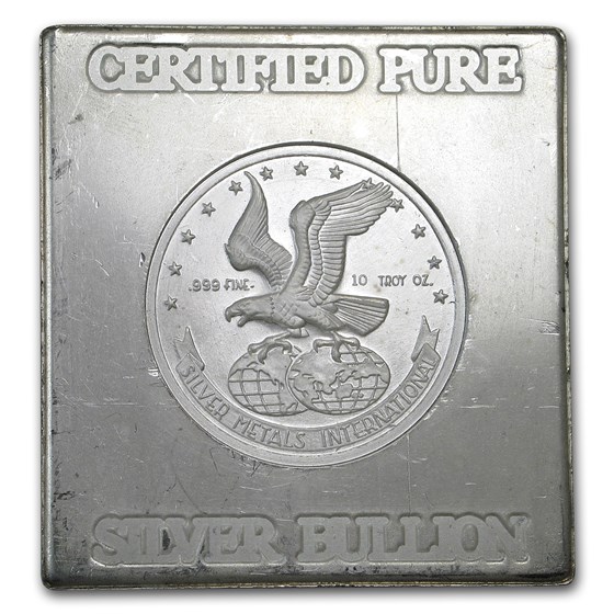 10 oz Silver Square - Silver Metals International 10 oz Silver Square - Silver Metals International
