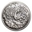 10 oz Silver Ultra High Relief Round - Dragon vs Vikings