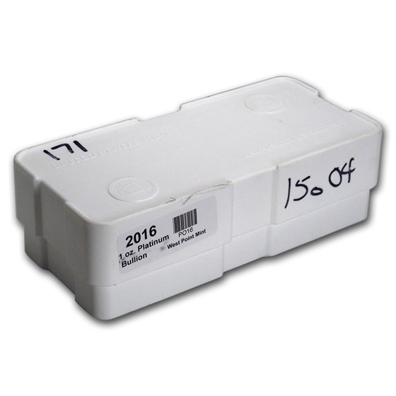 100-Coin 1 oz Platinum Eagle Mini-Monster Box (Empty, White) 100-Coin 1 oz Platinum Eagle Mini-Monster Box (Empty, White)