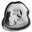 100 gram Cast-Poured Silver - Christmas Santa Hat