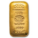100 gram Gold Bar - Argor-Heraeus (Commerzbank)