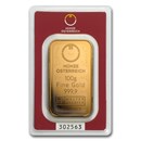 100 gram Gold Bar - Austrian Mint (In Assay)