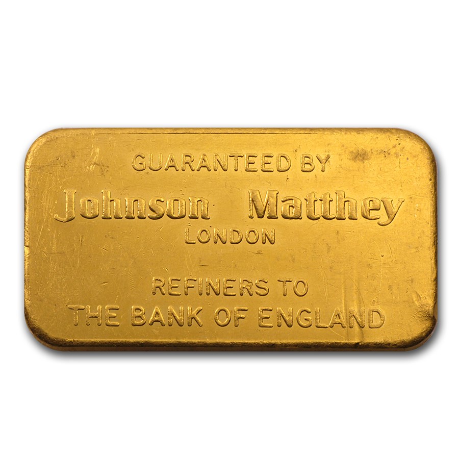 100 gram Gold Bar - Johnson Matthey-London (Credit Suisse)