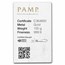 100 gram Gold Bar - PAMP Suisse (Cast w/ Alt COA)