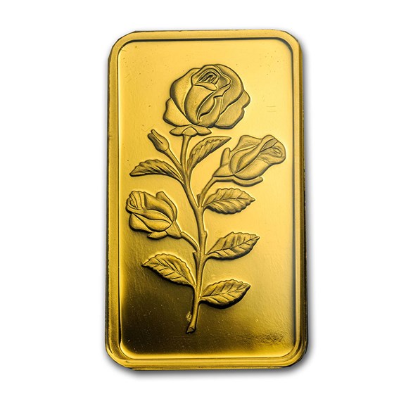 100 gram Gold Bar - PAMP Suisse Rosa (In Assay) 100 gram Gold Bar - PAMP Suisse Rosa (In Assay)