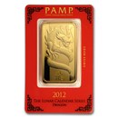 100 gram Gold Bar - PAMP Suisse Year of the Dragon (In Assay)