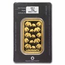 100 gram Gold Bar - Rand Elephant Loxodonta (In Assay)