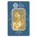 100 gram Gold Bar - The Royal Mint Britannia (New Assay)