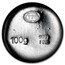 100 gram Hand Poured Silver Round - Plata Muerta