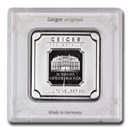 100 gram Silver Bar - Geiger Edelmetalle (Encapsulated w/ Assay)