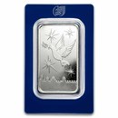 100 gram Silver Bar - Holy Land Mint (Dove of Peace)