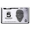 100 gram Silver Coin Bar - 2025 Niue Silver Note (Pressburg)
