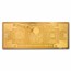 100 Milligram The North Pole Holiday Gold Bill (Santa's Helper)