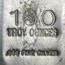 100 oz Cast-Poured Silver Bar - Heraeus