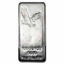 100 oz Silver Bar - American Bald Eagle
