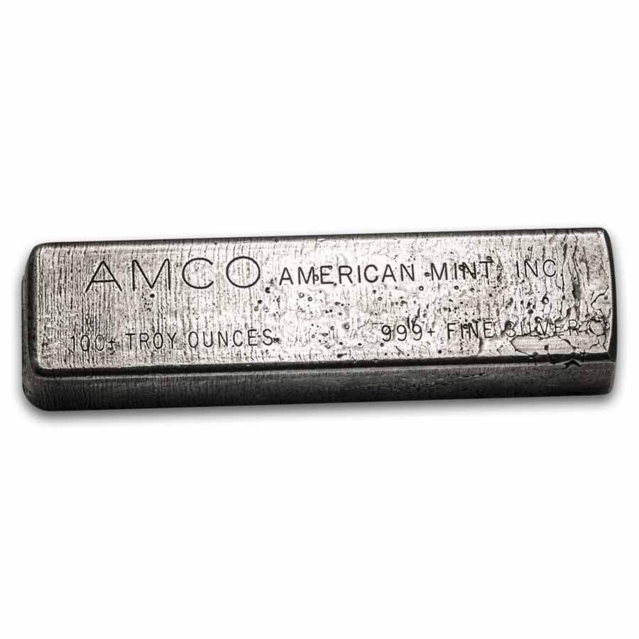 100 oz Silver Bar - American Mint Inc. (AMCO)