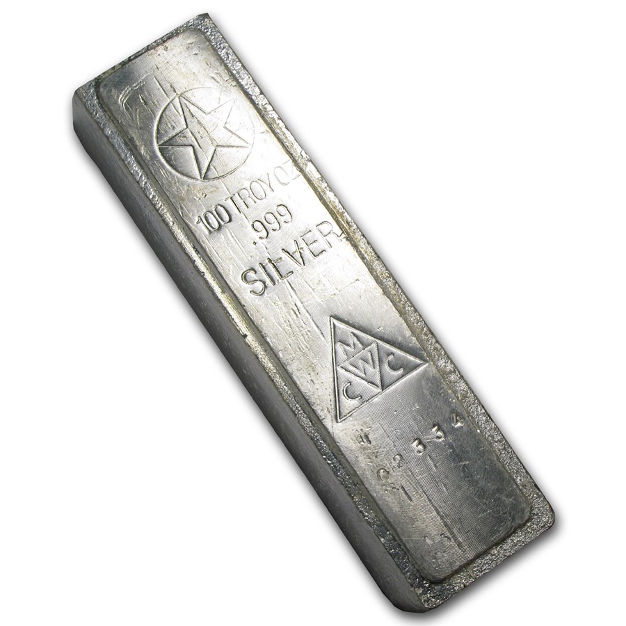 100 oz Silver Bar - American Republic Silver Co.