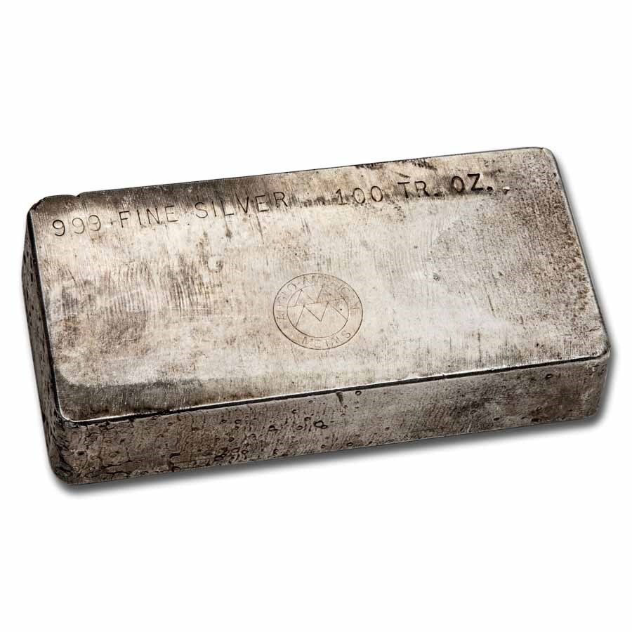 100 oz Silver Bar - Anglo-American Metals