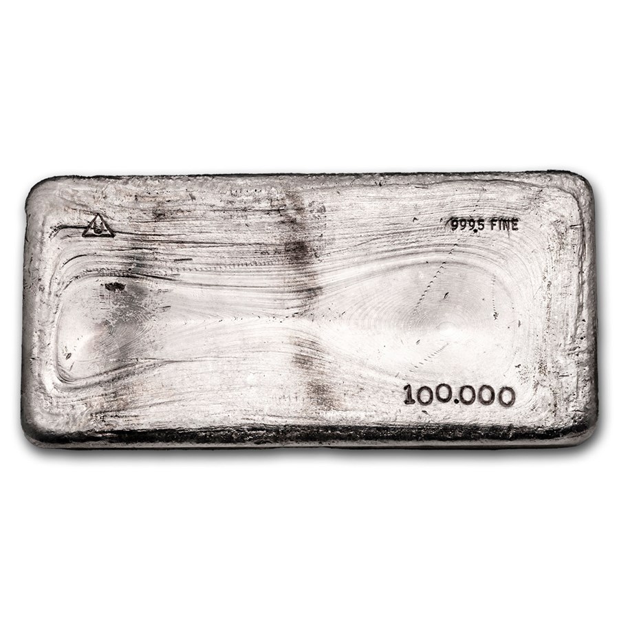 100 oz Silver Bar - Delta