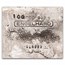 100 oz Silver Bar - Engelhard (1st Ser., Double Stamp Error)