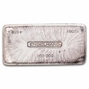 100 oz Silver Bar - Engelhard (3rd Ser., 5-Digit #, Floating Dec)