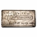 100 oz Silver Bar - Engelhard (Struck, Gold Standard)