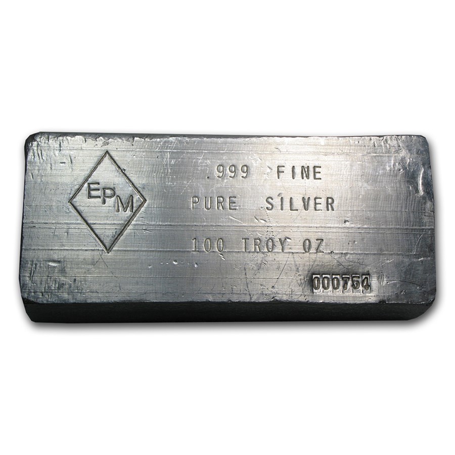 100 oz Silver Bar - EPM