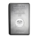 100 oz Silver Bar - Geiger (Security Line Series)