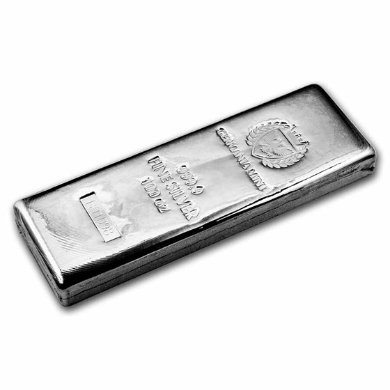 Buy 100 Oz Silver Bar Germania Mint Serialized Apmex