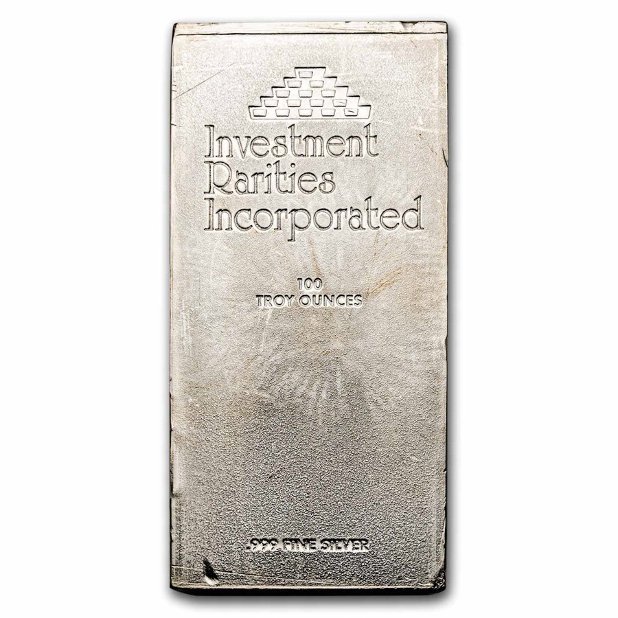 100 oz Silver Bar - Investment Rarities Inc.