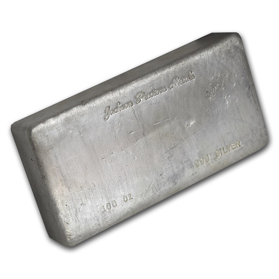 100 oz Silver Bar - Jackson Precious Metals
