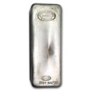100 oz Silver Bar - Johnson Matthey & Mallory (Poured)