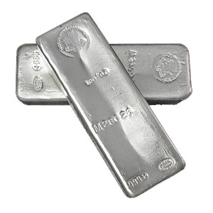 100 oz Silver Bar - Johnson Matthey (Mocatta Metals Corp)